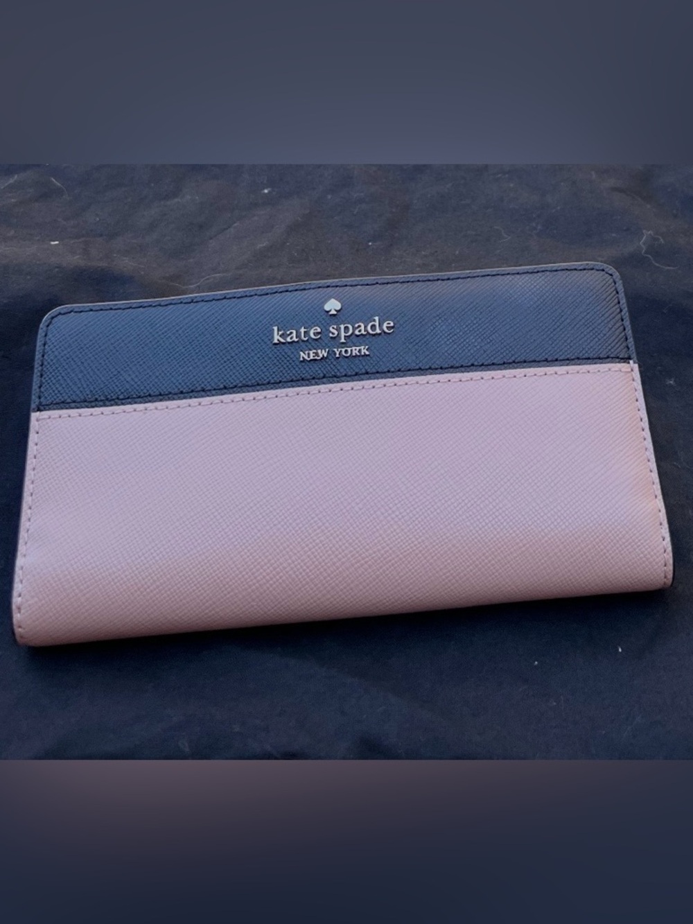 Kate Spade staci/madison colorblock saffiano leather large slim bifold wallet